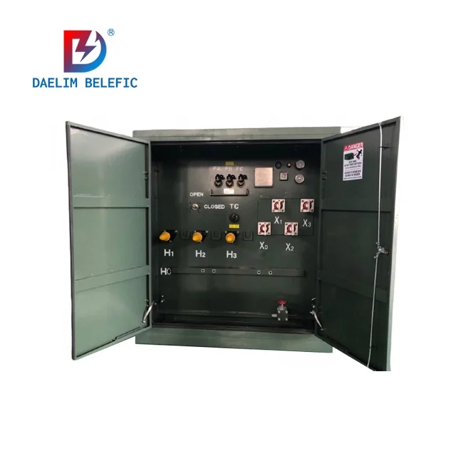 2500 kva CSA pad смонтированный трансформатор