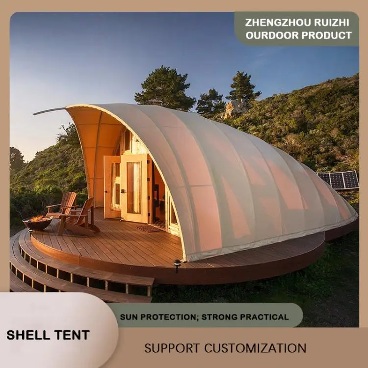 Shell Tent Unique Shape Leads Fashion Camping Style Outdoor Construction Tent