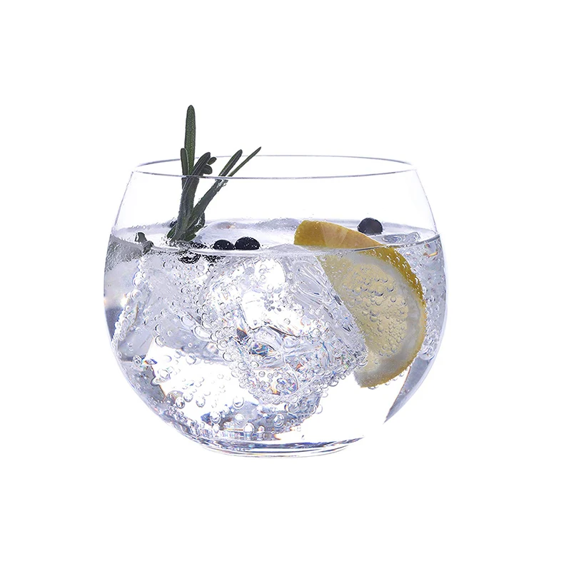 
Wholesale Customize Crystalline Stemless Cocktail Gin Glasses Accept Logo Gin Connoisseur Tumblers Glass Clear 