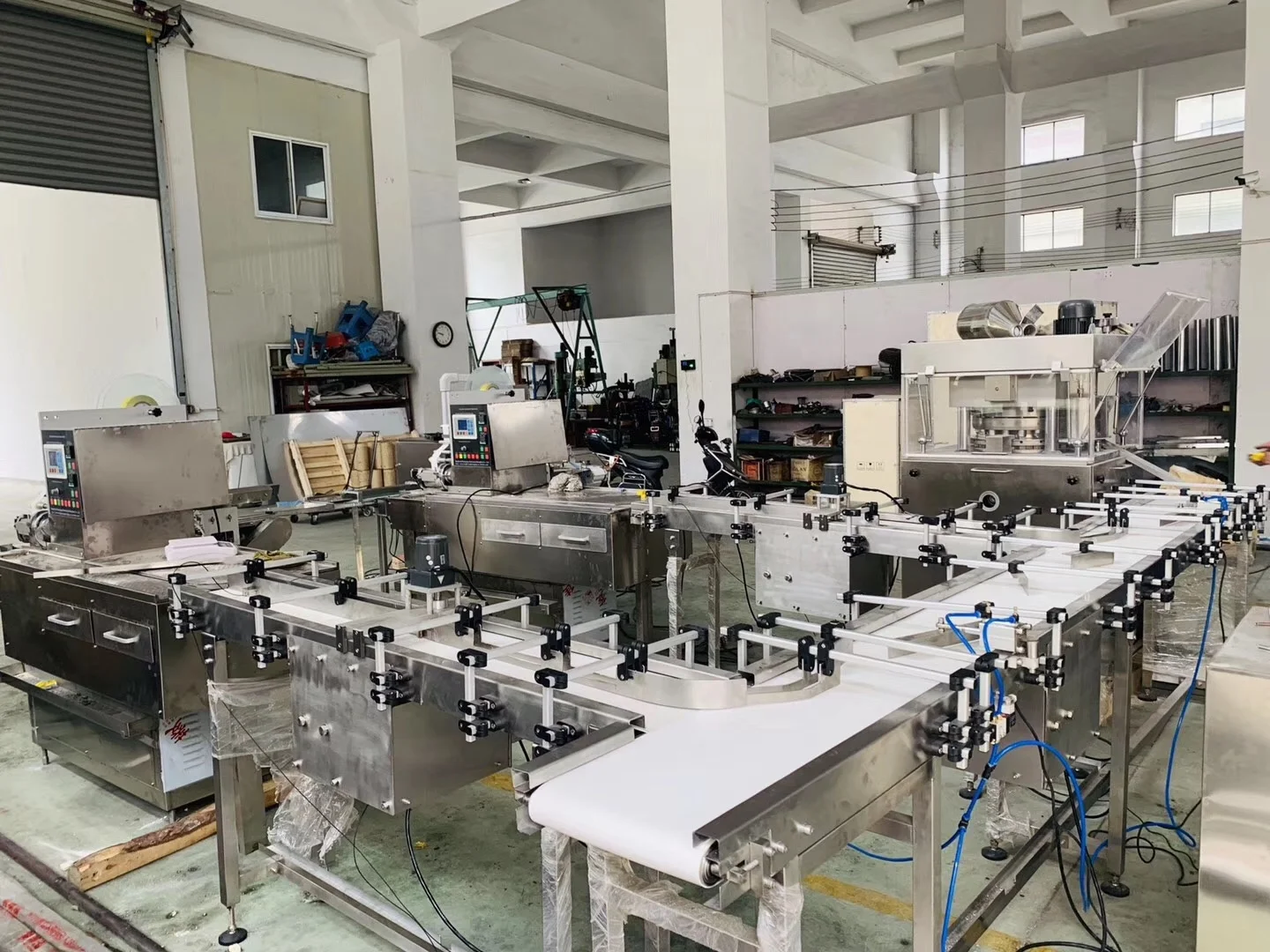 Seasoning Bouillon Cube Soup Pressing Wrapping Boxing Machine