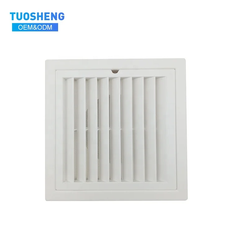 ABS Plastic Fresh Square Air Conditioning Outlet Ventilation grilles Air Diffuser Plastic Part For Air Outlet