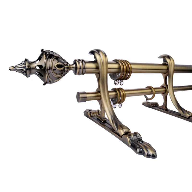 Antique lamp shape 28mm curtain finials