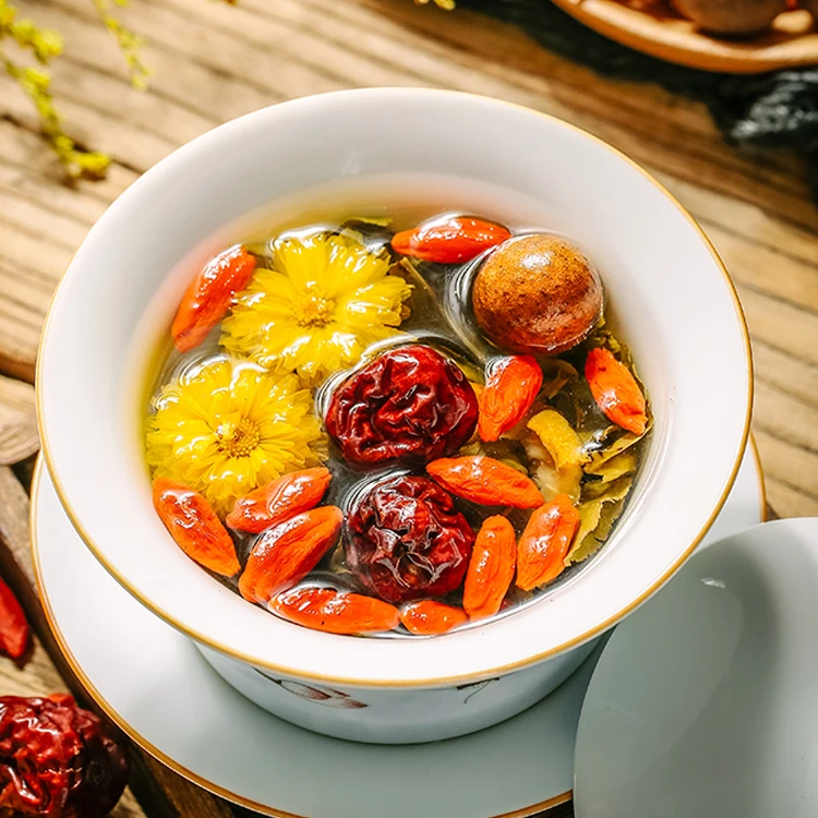 Flowers tea high quality China blooming flower detox combination tea health natural dried chrysanthemum mix tea
