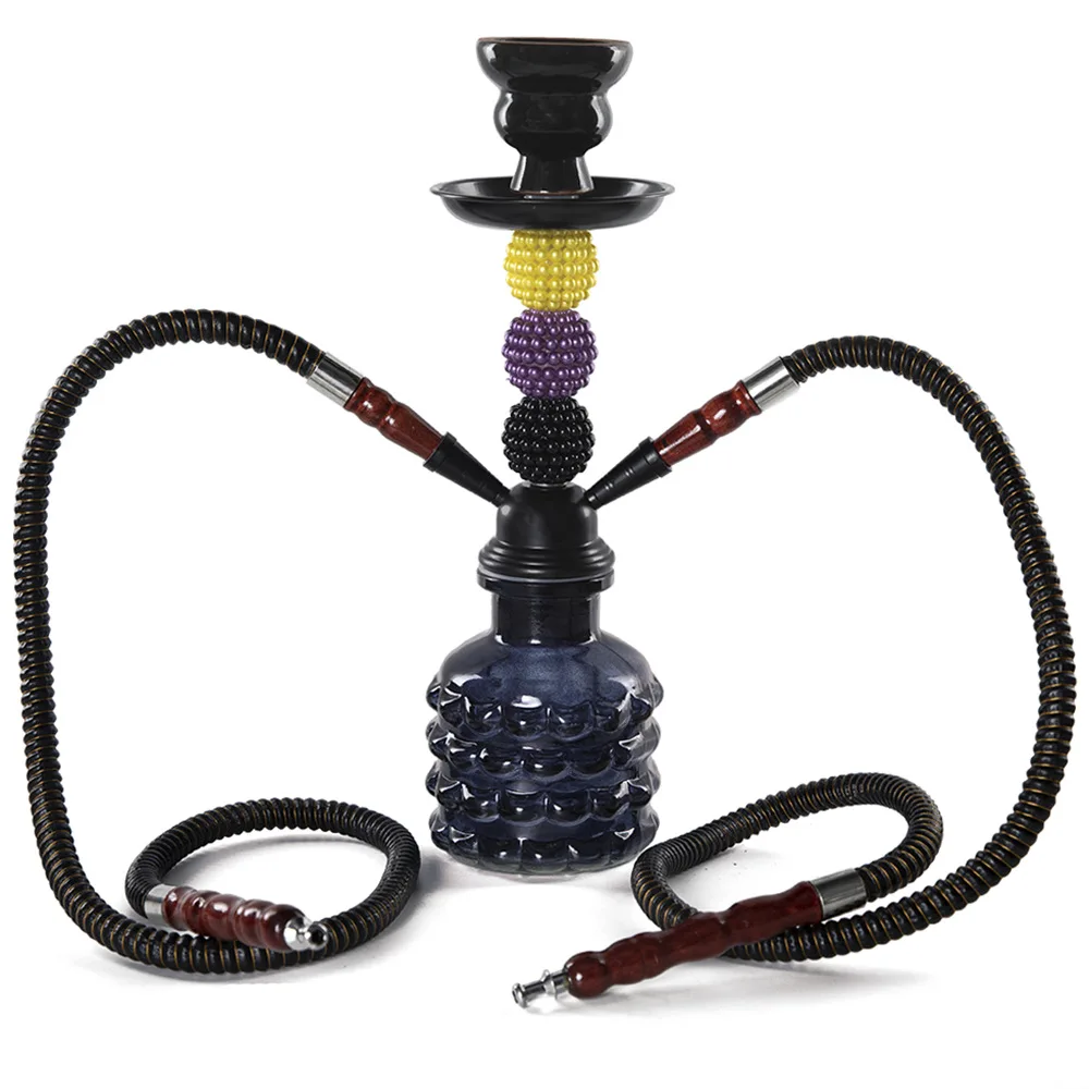 Cheap Wholesale Glass Hubbly Shesha Portable Hookahs Flavor Shisha Hookah Set With Accessories