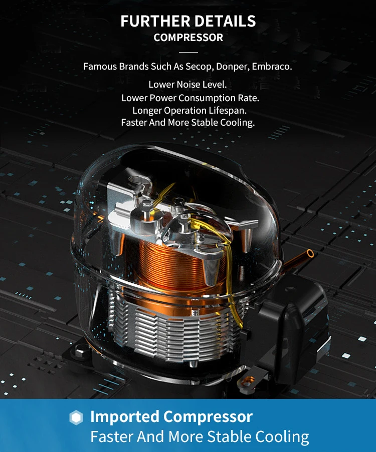 LB1880C Economical Without Defogging Black White Color 1250L Three Door Beverage Fridge Cooler Freezer For Supermarket