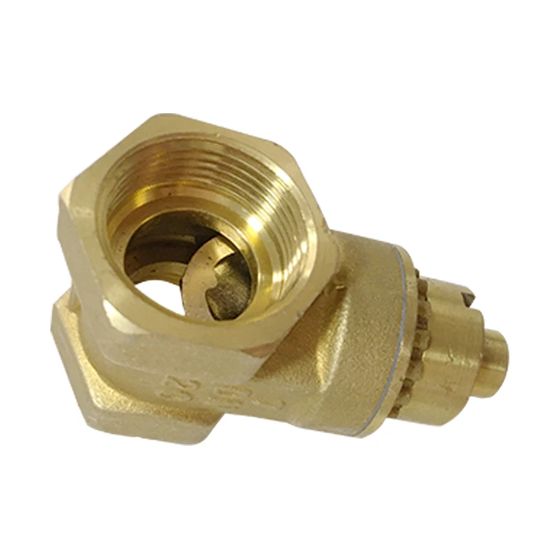 Brass solenoid lock gate valve with lock switch burglar proof gate valve tap key