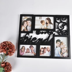 Wholesale New Glass Wall Decorative Collage Hanging White Multi Photo Frame