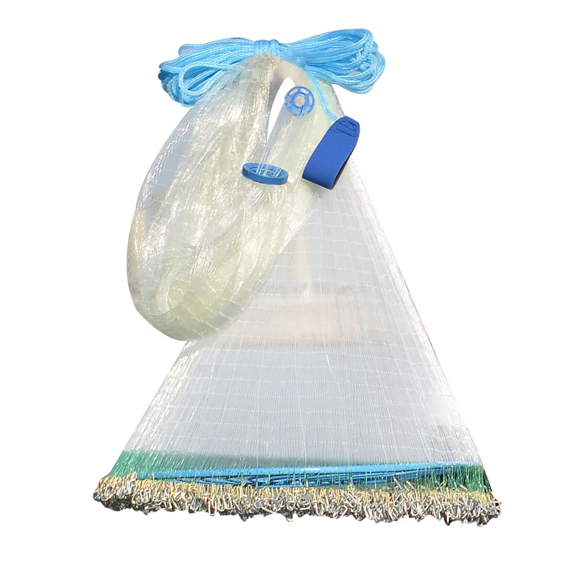 Hot Selling Buy  Fishing Nets Drawstring Casting Nylon Folding Gill Fishing Net Sale Dropshipping