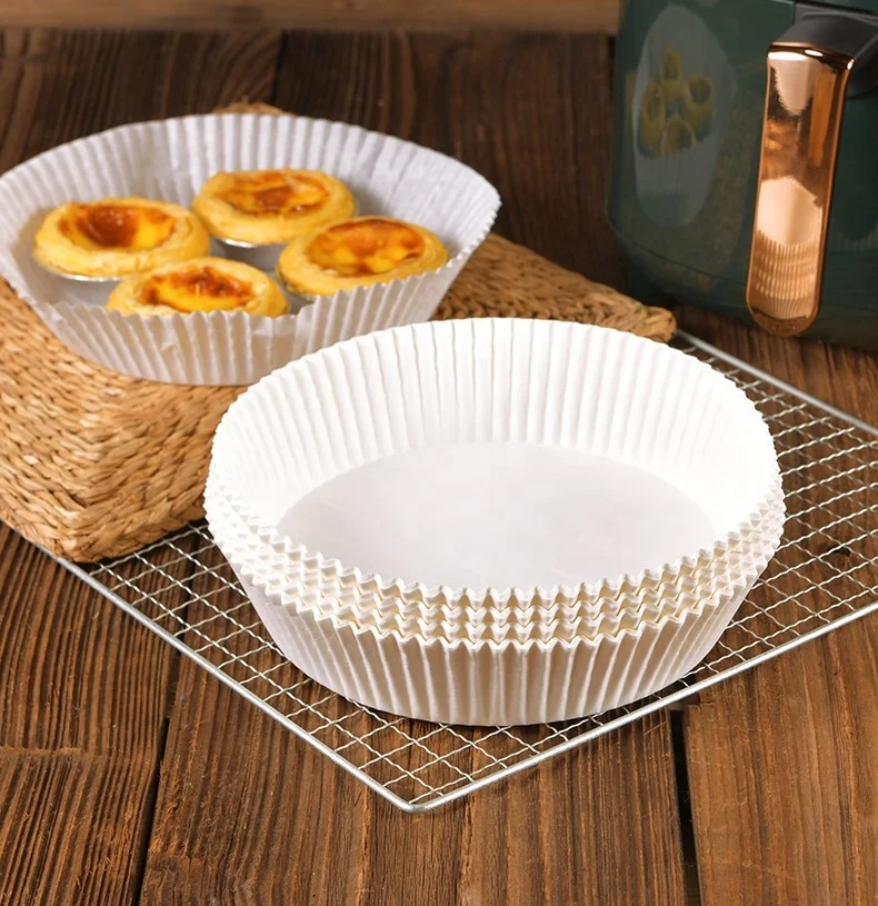 50pcs/100pcs per bag Non-stick Basket Mat Frying Pan Dutch Oven Greaseproof Disposable Paper Liner For Airfryler use