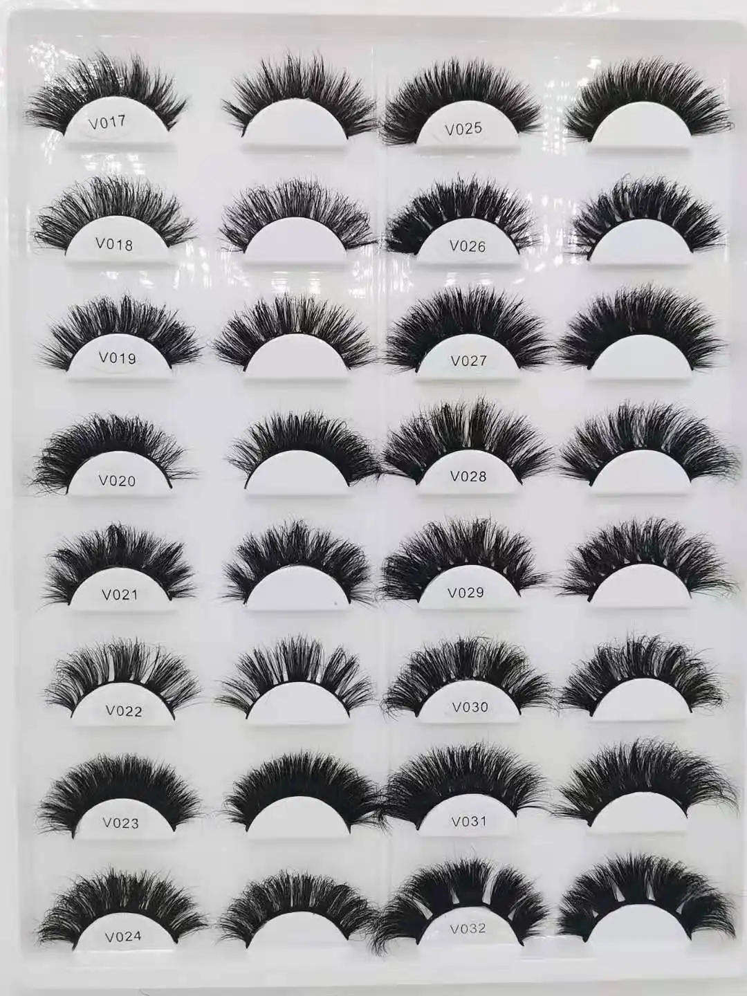
NEW Clear Invisible Band 3D Eyelash 3D Silk Mink Lashes 