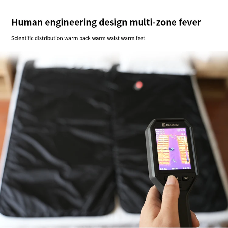 Custom Logo 24V Low Voltage Safety Electrictherapy blanket Multifunctional for Car Outdoor Body Warming Waterproof Household Use