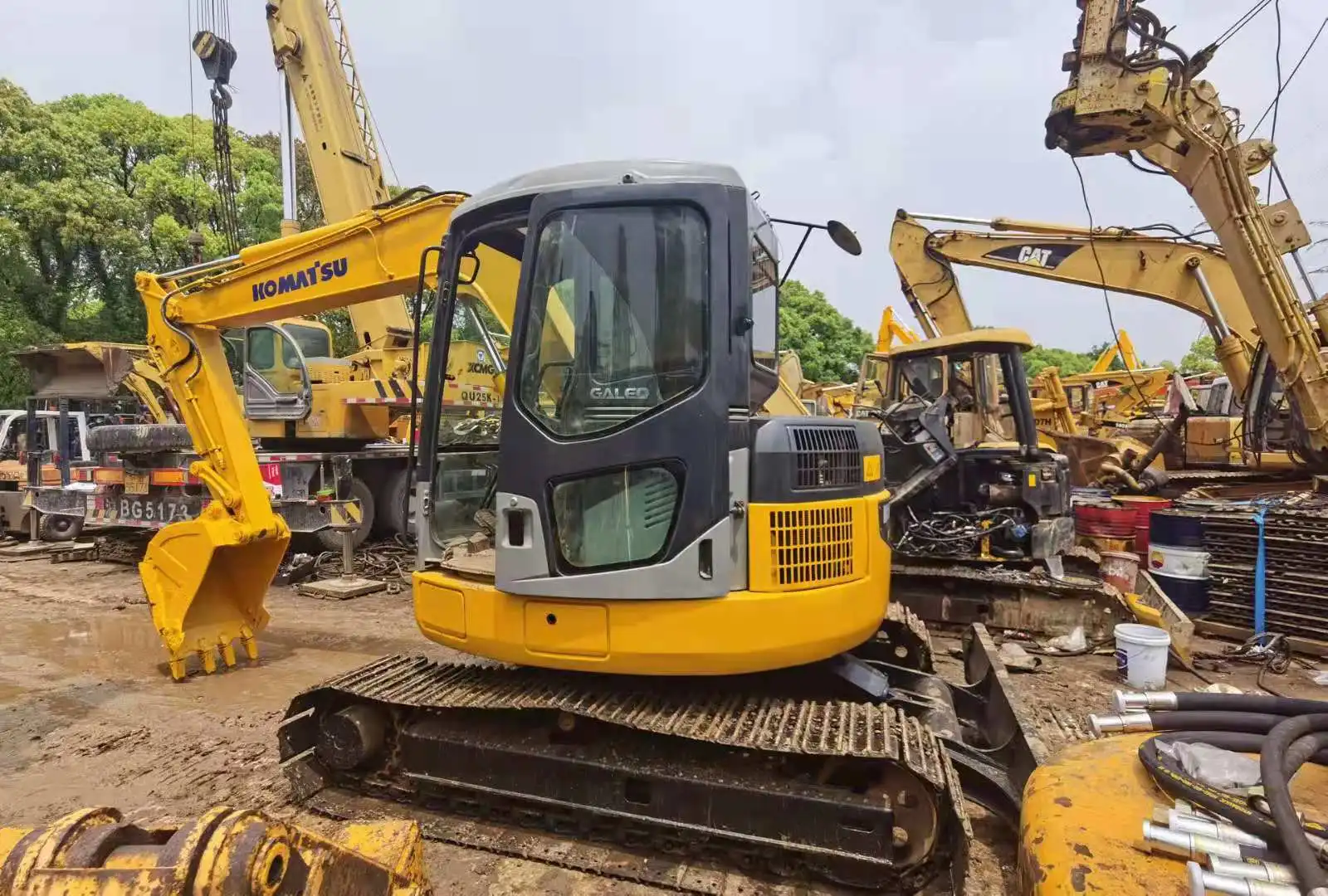 Использованы японский строительные машины Komatsu PC-78US б/у большегрузного оборудования Самый дешевый топливные фильтры для