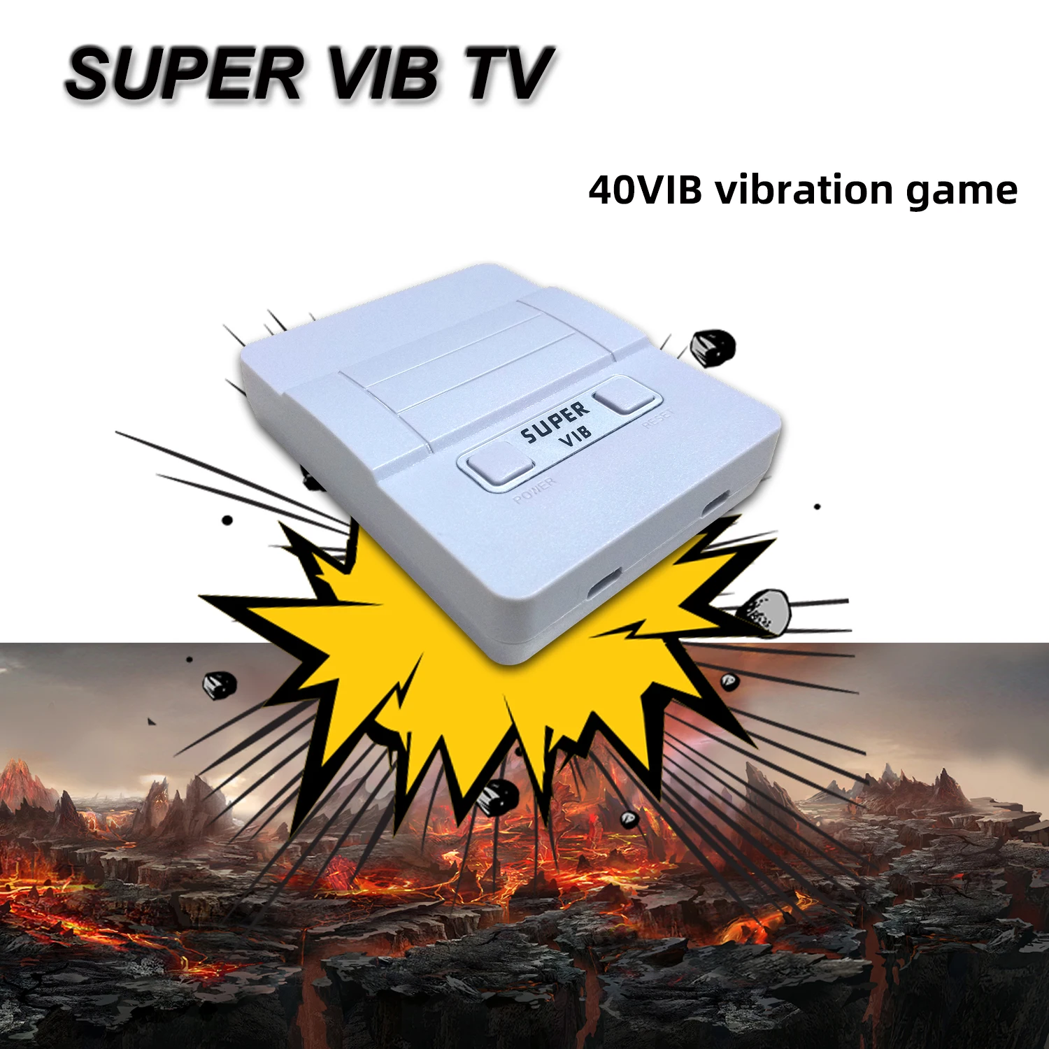  Супер VIB ТВ приставка хост-Ностальгический игровой плеер 8 бит Ретро игровая консоль встроенный 520 игры ручной с 2