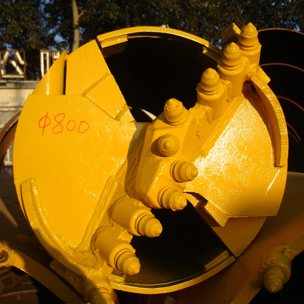 Customize Foundation Excavator Drilling Mud Bucket With Clay drilling Tooth