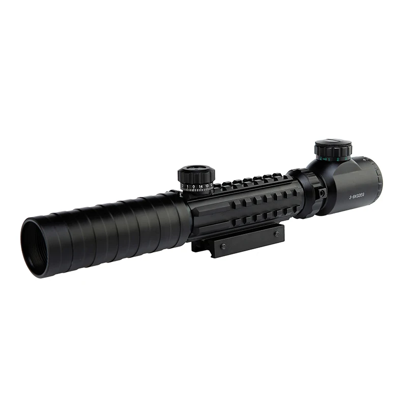 C3-9X32EG областей двойной подсветкой тактический прицел/3-9x32mm матовый черный Сфера