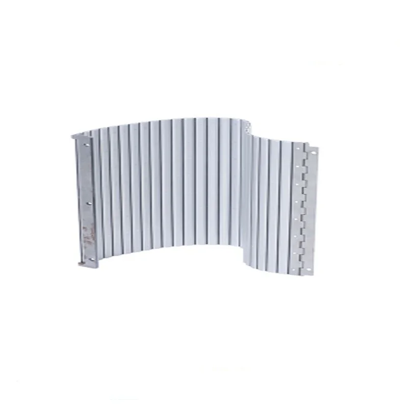 fiber laser machine flat aluminum apron cover roll up bellows cnc machine shield for CNC
