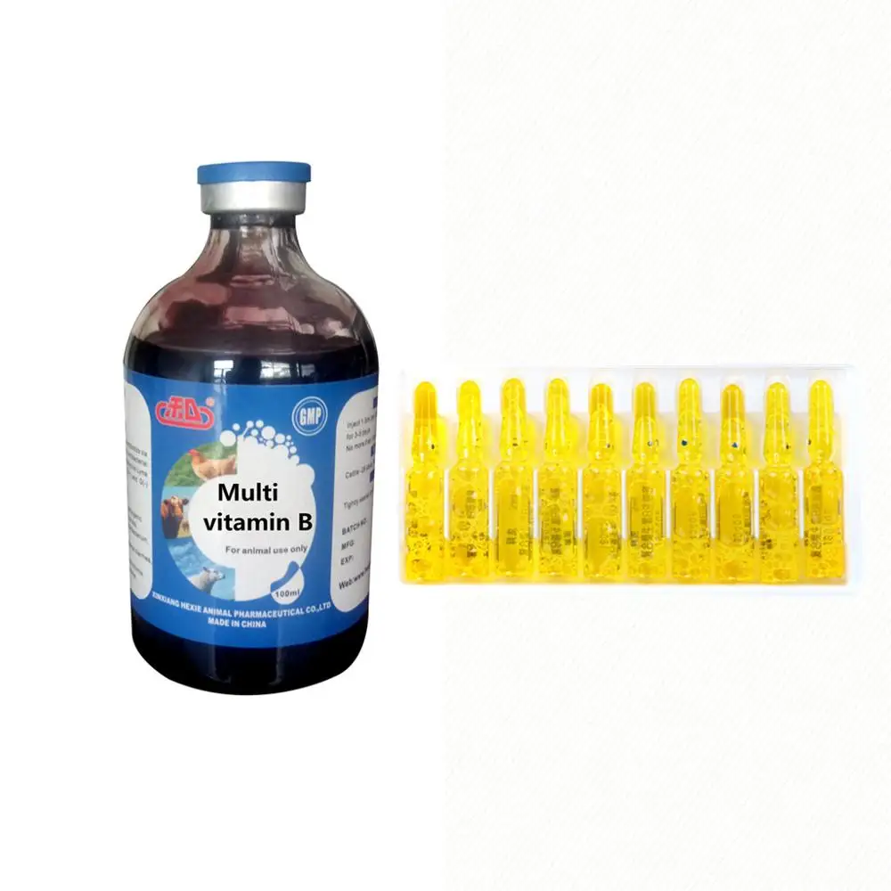 
Complex vitamin B injection veterinary drug for weight gain improve immunity 