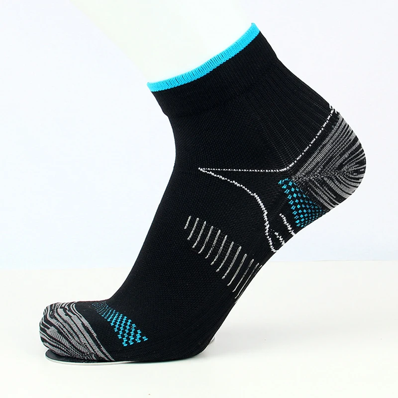 Wholesale Non Slip Sport Ankle Tennis Running Compression Cotton Custom Athletic Socks Men