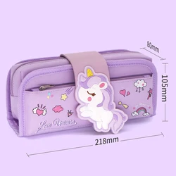 Cartoon Stationery Detachable Penbag Separate Pencil Case School pouches 2 in 1