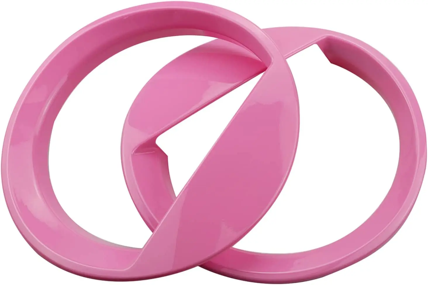 Front Light Headlight Trim Cover ABS Compatible with Jeep Patriot 2011-2017 Model BLACK