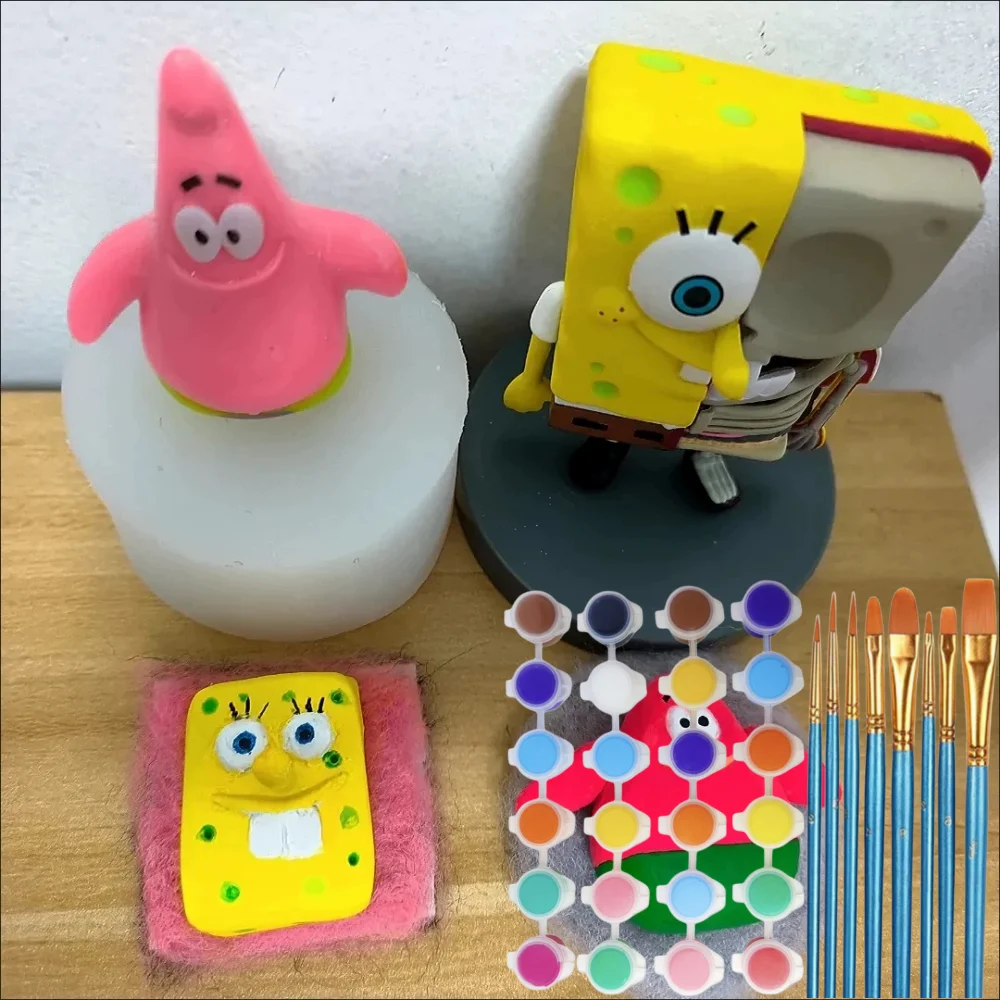 KHY DIY Kids Polymer Dyi Craft Luminaries Make Your Own Space Toy Sand Set Color Magic Clay Kit
