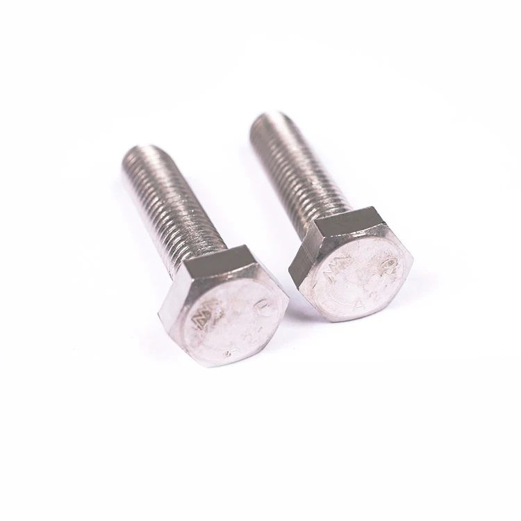 
Stainless steel hexagon bolt high quality hex bolts 