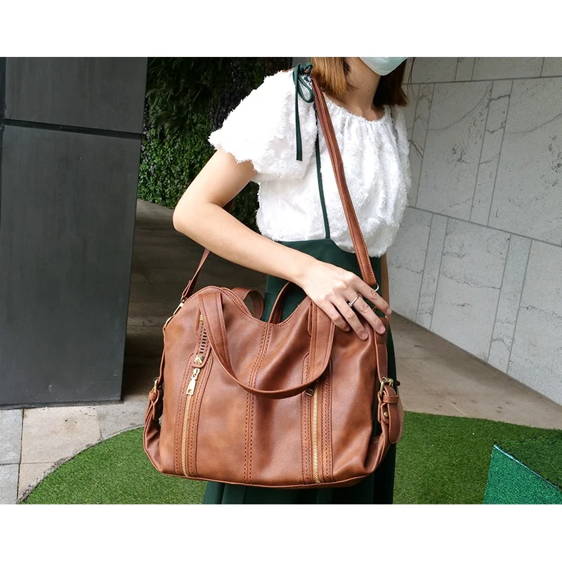 Brand New Designer Luxury Classic Manufacturer Business Ladies Handbags Custom Logo Hand Bag Pu Leather Stylish Women Tote Bags