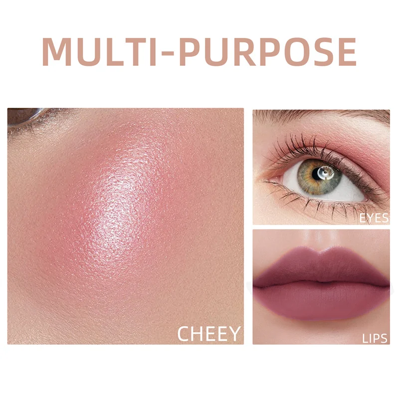 TY09 New Custom Logo Cheek Lip Dark Skin Jelly Mud Vegan Cruelty Free Mini Blusher Stick Glow Satin Jelly Blush