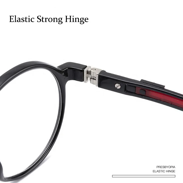 Sunbest 9001 модные магнитные очки для чтения TR90 с круглой оправой регулируемыми силиконовыми