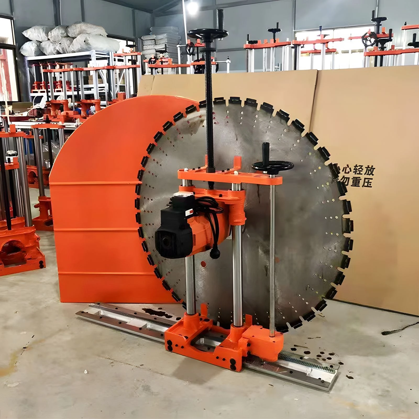 Electric High-Frequency Wall Saw Cutting Machine Hydraulic Concrete Wire Saw Machine Concrete Rock Brick Wall Saw