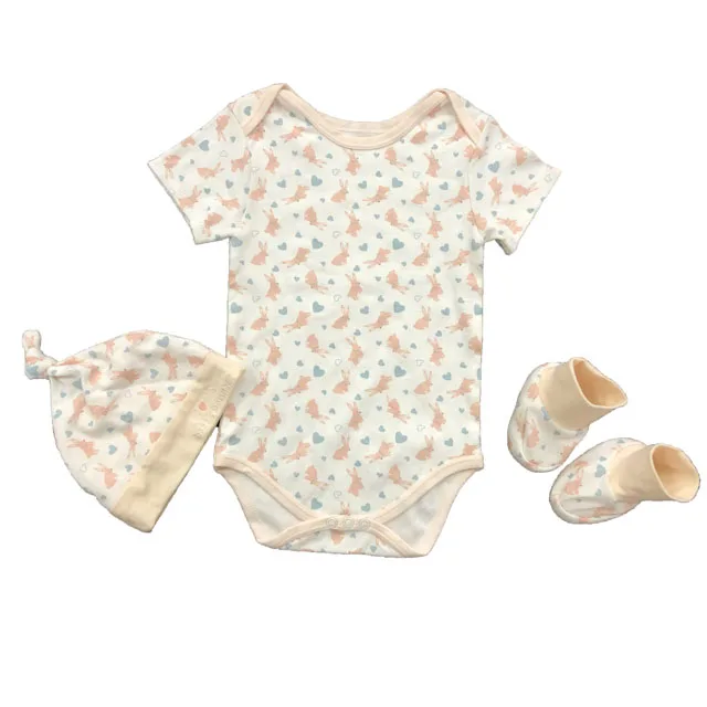 Wholesale Price Custom Cotton 3pcs Baby Clothes Newborn Gift Baby Clothing Sets for Sale