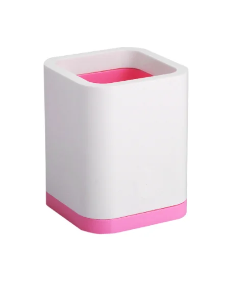 Office Eco friendly promotion desk organizer plastic pen holder