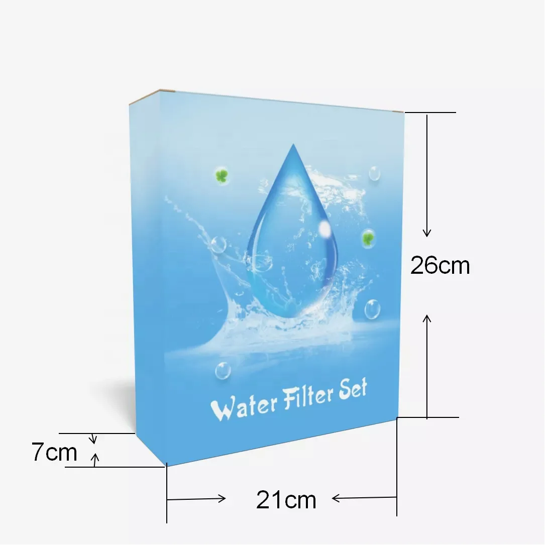 PP GAC CTO T33 sediment filtration water filter Activated active carbon filter cartridges kit for RO water filter