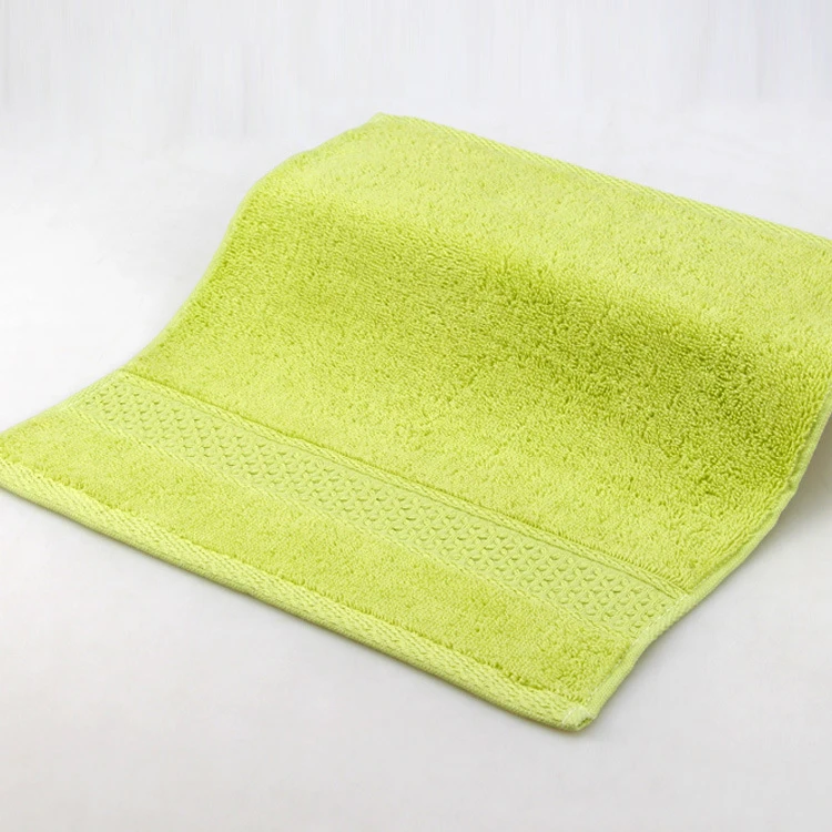 
Factory price wholesale custom logo bulk cheap 100 organic cotton small dark blue hotel gift terry face towel 
