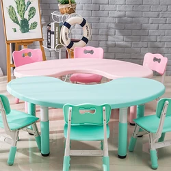 hot sale school furniture manufacturer plastic party table nursery school equipment toy kindergarten furniture