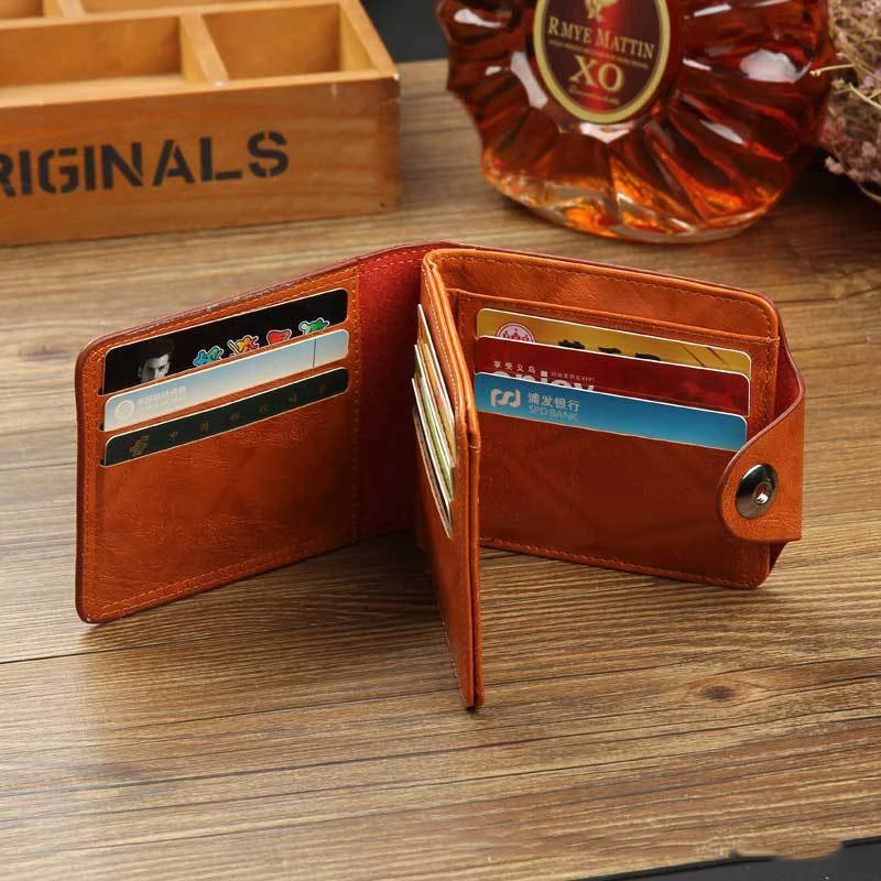 Лидер продаж, модный минималистичный кошелек, кожаный Роскошный кошелек, кошельки для мужчин