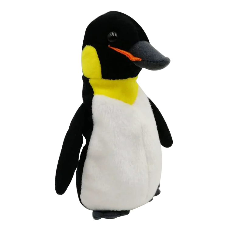 OEM/ODM Cute Sea Animal High Quality Soft Plush Toy 7 Inch Beanie Penguin Based on Factory Price
