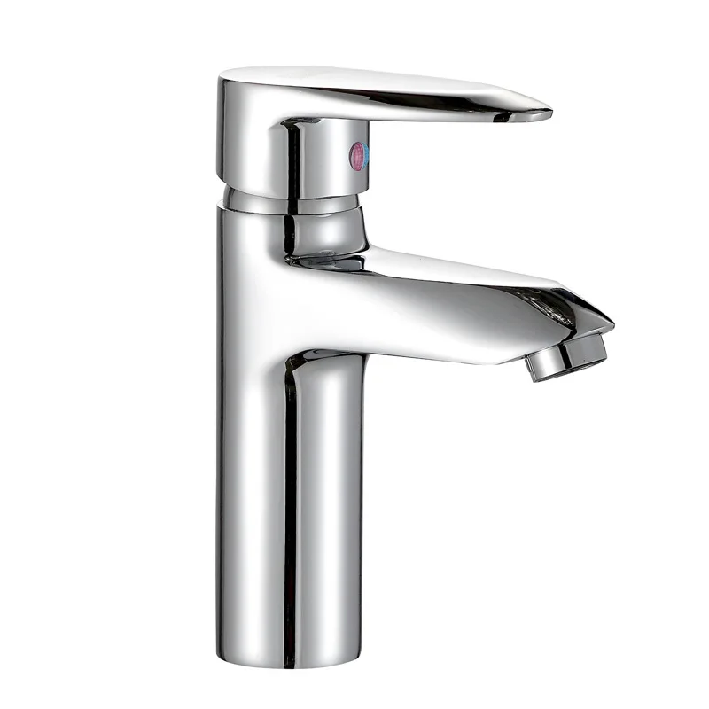 Copper face wash basin faucet wholesale basin hot and cold faucet single hole faucet manufacturer