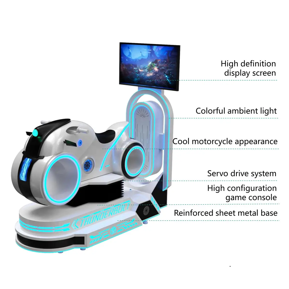 Exclusive 9D VR Virtual Reality Car Racing Games Dynamic Motion Simulator VR Sport Arcade Machine