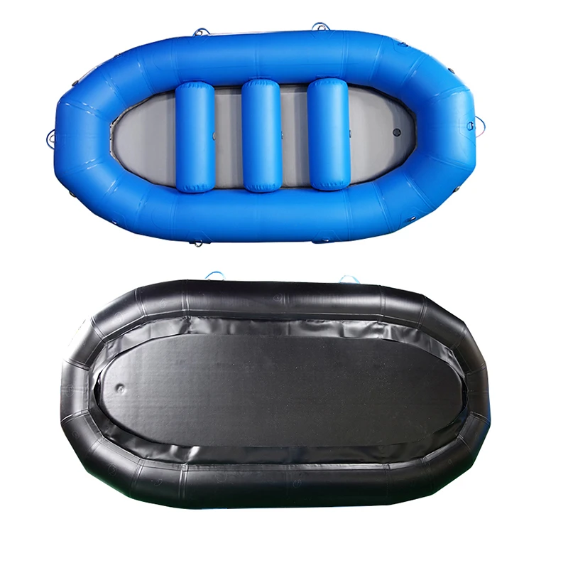 Top Quality PVC/Hypalon Inflatable White Water Raft Boat Fishing Whitewater River I-Beam Floor Self Baling Paddle Rafting