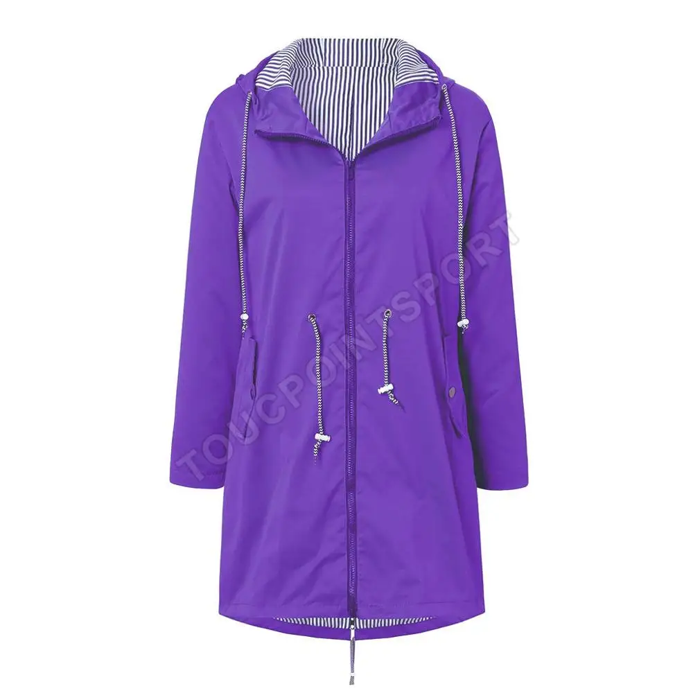 wholesale price with custom design women raincoat waterproof windproof women rain jacket