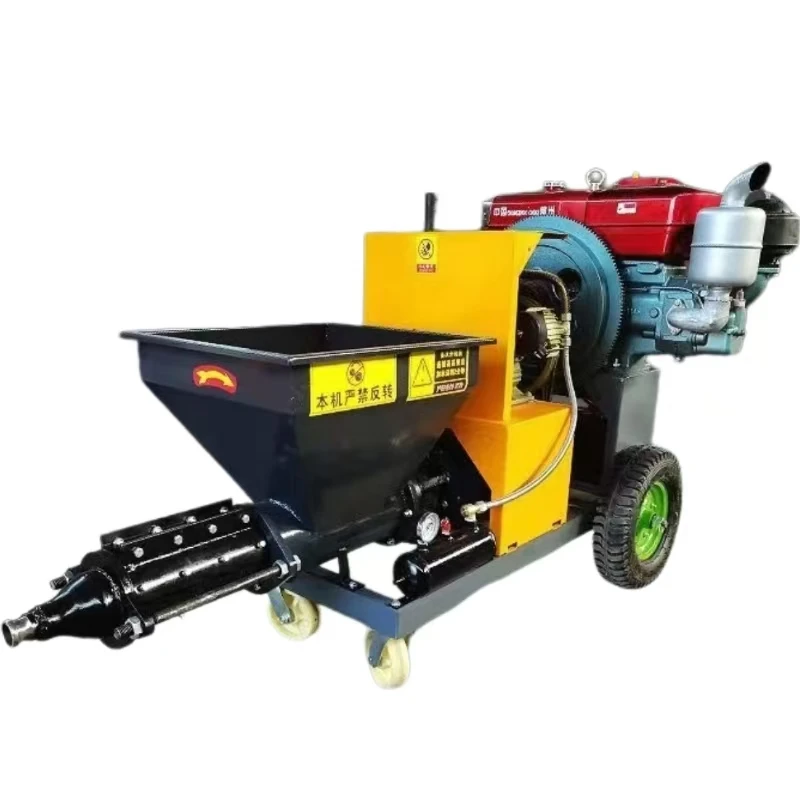 Automatic Mortar Cement Spraying Machine Electric Long Lifetime 220V/380V Cement Mortar Sprayer