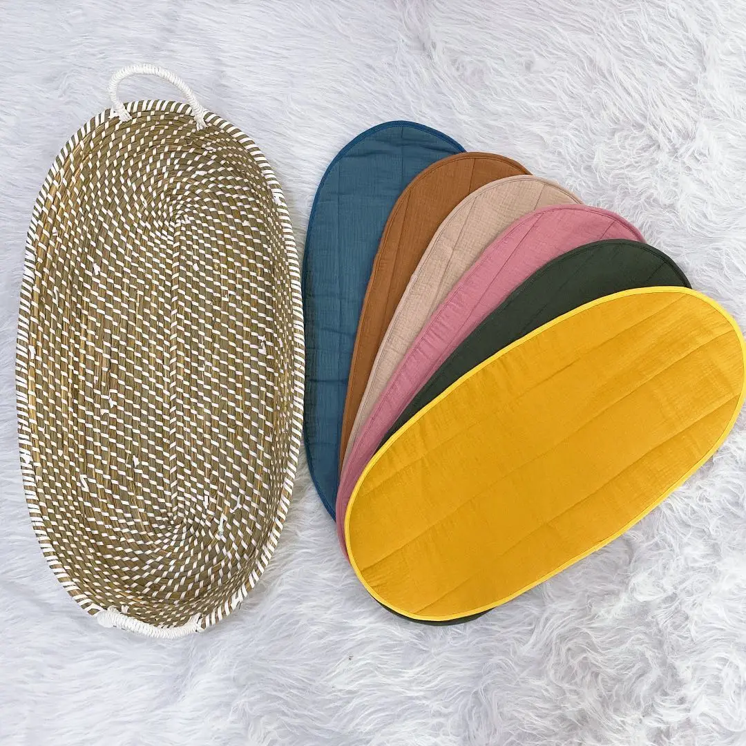 Popular New fashion sea grass baby changing moses basket