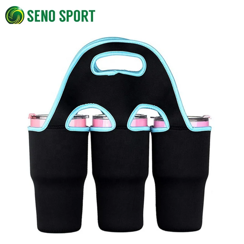 Оптовая цена, неопреновый холодильник для пива, 6 упаковок, сумка-тоут