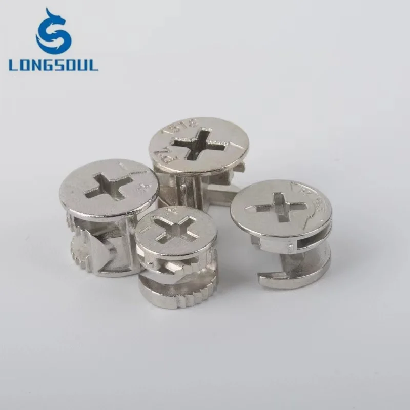 Furniture connecting hardw 15*13.5 mm height mini fix cam bolt connection for 16 18 20 mm cabinet wardrobe