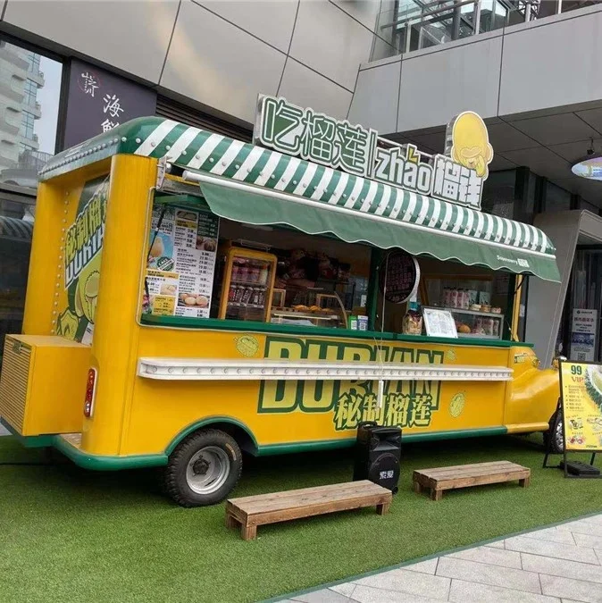 Snack Machines Food Truck Electric Food Truck With Full Kitchen Mobile Food Trailer For Business