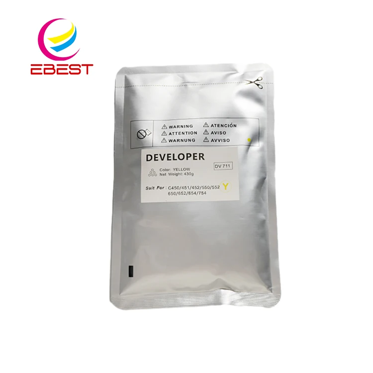 EBEST Factory Price Compatible for Konica Minolta DV711 Developer Bizhub C450 C451 C452 C550 C552 C654 C754 Developer Powder
