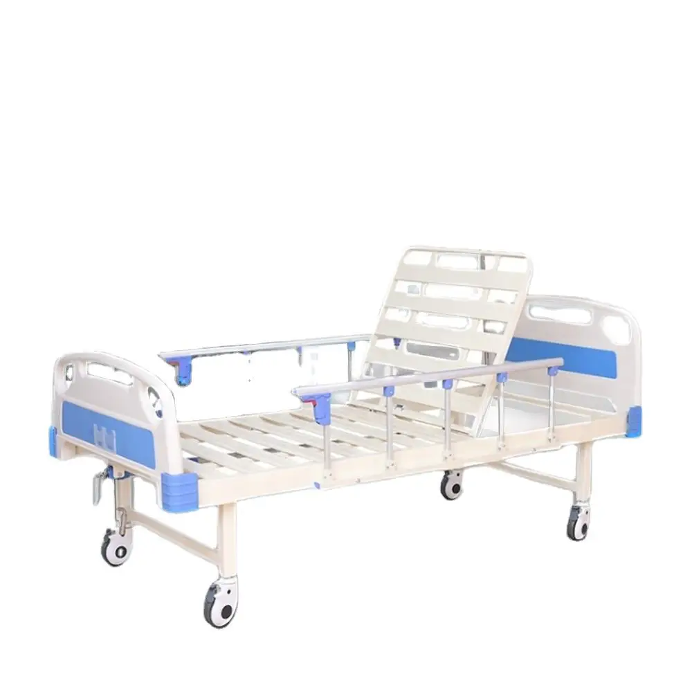 Manual Operation Mechanical Three 3 Function Height Adjustment Medical Hospital Bed
