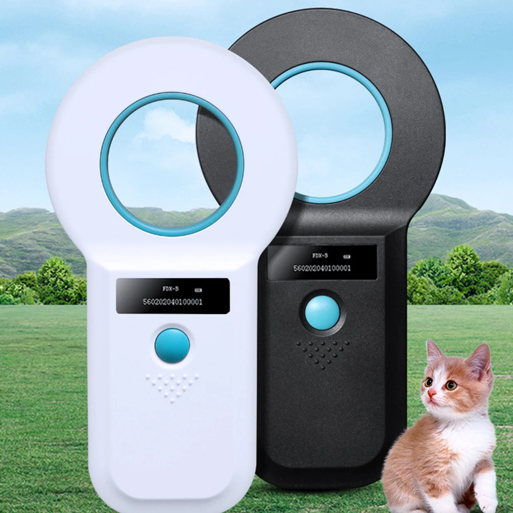 Handheld RFID Animal Chip Reader For Pet 134.2 khz Animal Microchip Scanner For Dog Cat Fish