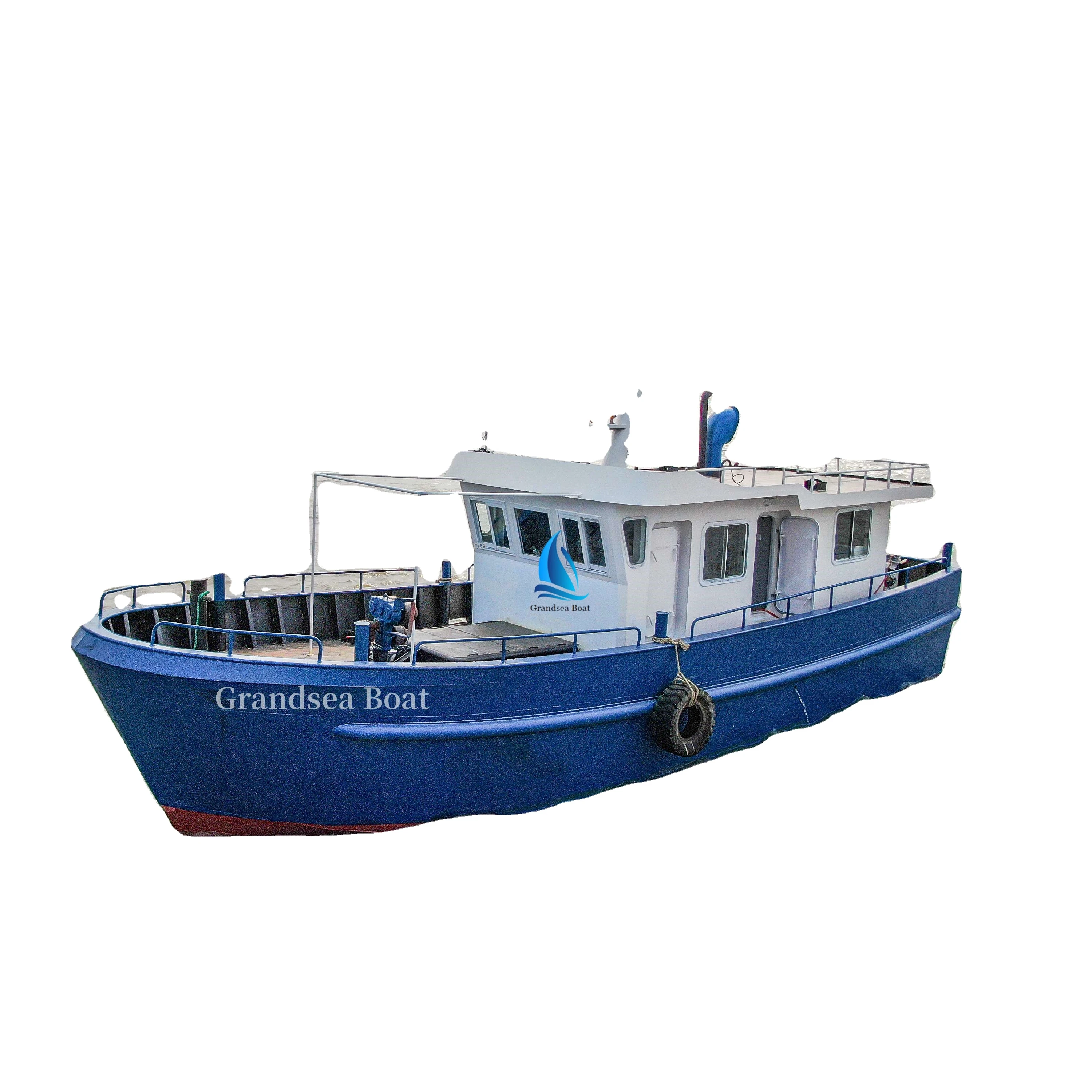 Маленькая стальная 14-метровая Коммерческая лодка Grandsea Gill Net рыболовная